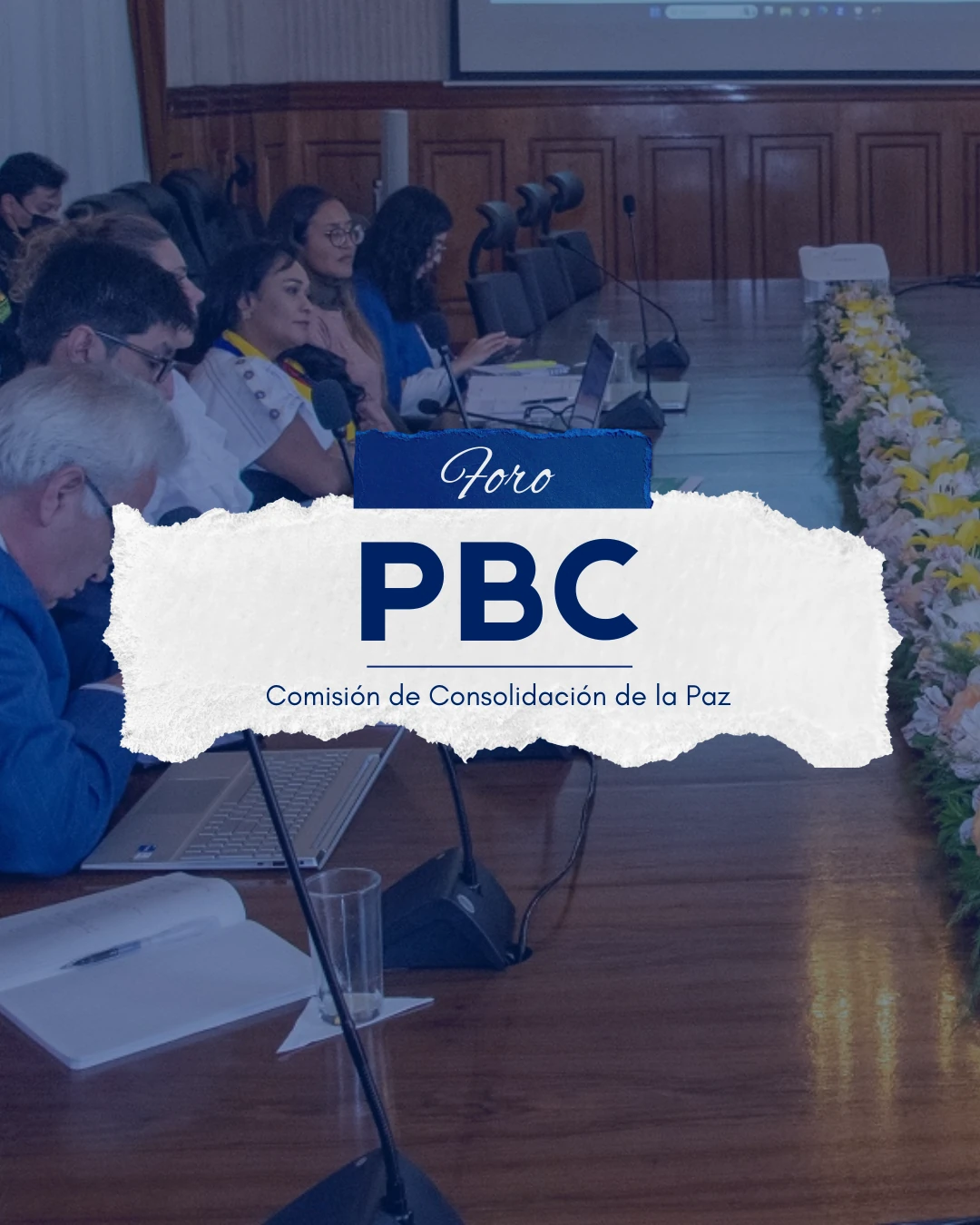 Portada del Foro PBC, Comisión de Consolidación de la Paz